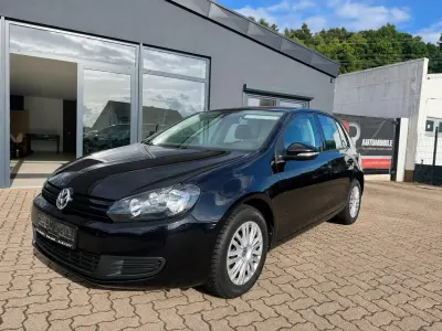 Gebraucht VW Golf VI 80 PS (58 kW) 2010 Schwarz Kleinwagen