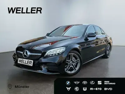 Second-hand Mercedes C220 AMG line 194 CP (142 kW) 2019 Negru Berlinǎ