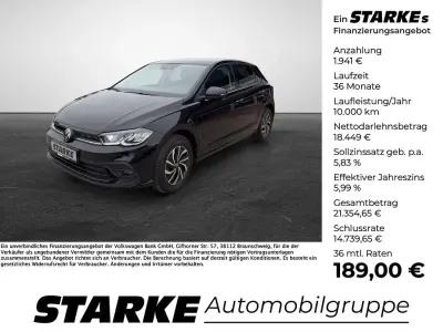 Gebraucht VW Polo Life 95 PS (69 kW) 2025 Schwarz Kleinwagen