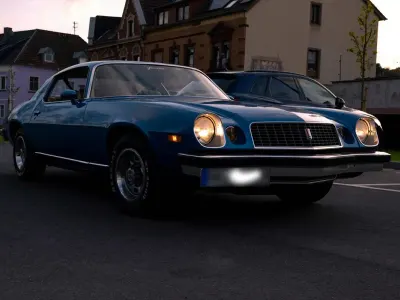 Gebraucht Chevrolet Camaro LT 184 PS (135 kW) 1974 Blau Coupé