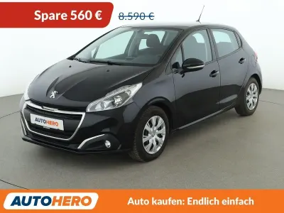 Gebraucht Peugeot 208 Active 82 PS (60 kW) 2019 Schwarz Kleinwagen