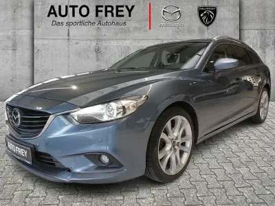Usata Mazda 6 Sports-Line 175 CV (128 kW) 2014 Blu Station wagon