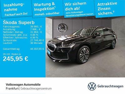 Gebraucht Skoda Superb Selection 265 PS (194 kW) 2025 Onyxschwarz metallic Kombi