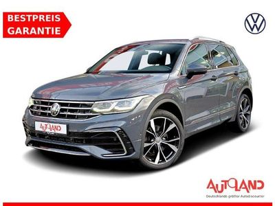 Delfingraumetallic (metallic) Gebraucht 2021 VW Tiguan R-line SUV | 35.950 € (Teuer)