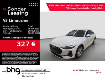 Gebraucht Audi A5 Sport 204 PS (150 kW) 2025 Gletscherweiß metallic Limousine