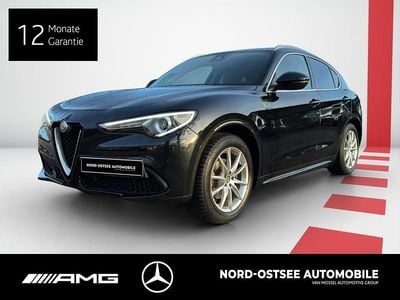 Schwarz Gebraucht 2021 Alfa Romeo Stelvio Lusso SUV | 31.790 € (Fairer Preis)