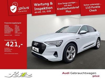 Gebraucht Audi e-tron Sportback Advanced Plus 230 kW (313 PS) 2022 Weiß SUV