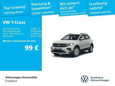 Gebraucht VW T-Cross Life 95 PS (69 kW) 2025 Grau SUV