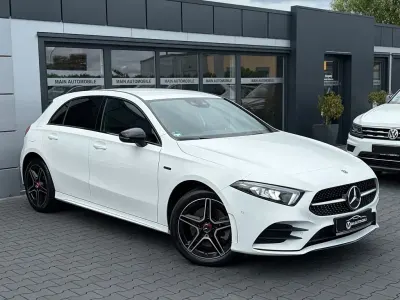 Używany Mercedes A250 AMG 218 KM (160 kW) 2021 Biały Sedan/Limuzyna