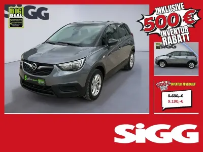 Gebraucht Opel Crossland X Edition 110 PS (80 kW) 2018 Licht grau m2 SUV