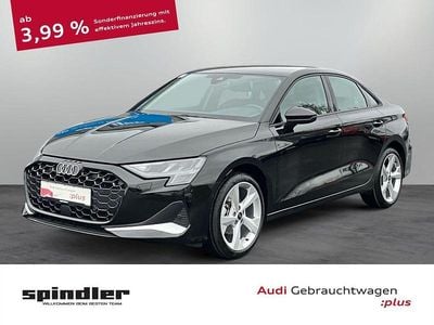 Mythosschwarz metallic Gebraucht 2025 Audi A3 Advanced Plus Limousine | 32.780 € (Guter Preis)