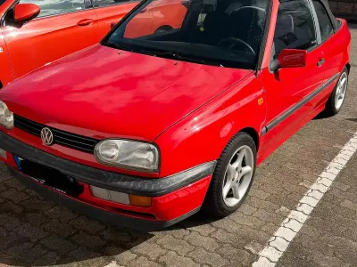 Gebraucht VW Golf Cabriolet 75 PS (55 kW) 1994 Rot Cabrio