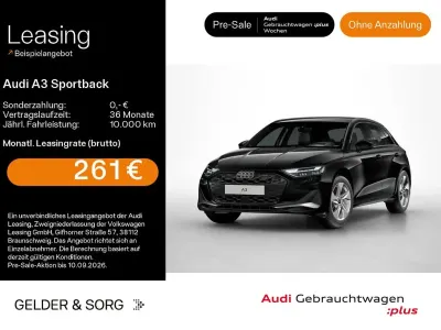 Gebraucht Audi A3 Advanced 150 PS (110 kW) 2025 Schwarz Limousine