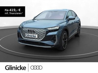 Gebraucht Audi Q4 Sportback e-tron S-Line 219 kW (299 PS) 2022 Geysirblau metallic SUV