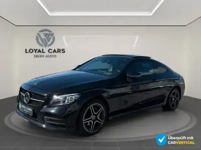 Second-hand Mercedes C200 AMG 184 CP (135 kW) 2019 Negru Coupe