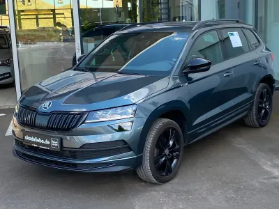 Gebraucht Skoda Karoq SportLine 150 PS (110 kW) 2019 Quarz grau metallic SUV