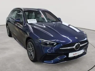 Gebraucht Mercedes C300e AMG line 204 PS (150 kW) 2023 Soladithblau metallic Kombi
