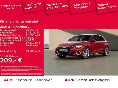 Tangorot metallic Gebraucht 2023 Audi A3 Sportback e-tron Advanced Plus Kleinwagen | 26.450 € (Fairer Preis)