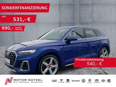 Second-hand Audi Q5 S-Line 265 CP (194 kW) 2021 Albastru SUV