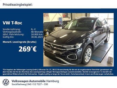 Gebraucht VW T-Roc Style 150 PS (110 kW) 2024 Schwarz SUV