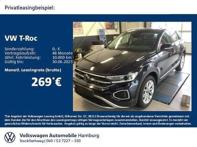 Schwarz Gebraucht 2024 VW T-Roc Style SUV | 30.830 € (Fairer Preis)