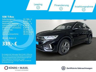 Gebraucht VW T-Roc R-line 150 PS (110 kW) 2024 Schwarz SUV