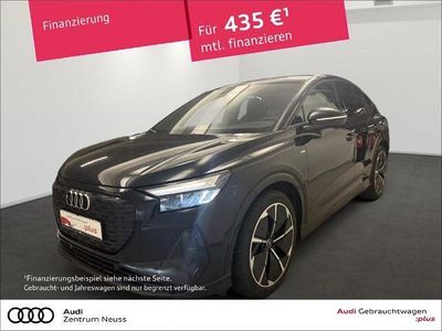 Gebraucht Audi Q4 Sportback e-tron S-Line 150 kW (204 PS) 2022 Schwarz SUV