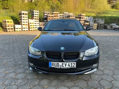 Brugt BMW 320 Cabriolet 184 HK (135 kW) 2012 Sort Cabriolet