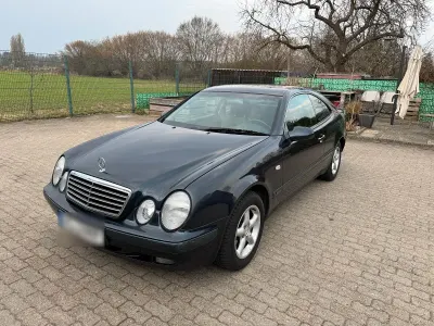 Używany Mercedes CLK200 Elegance 136 KM (100 kW) 1998 Czarny Coupe