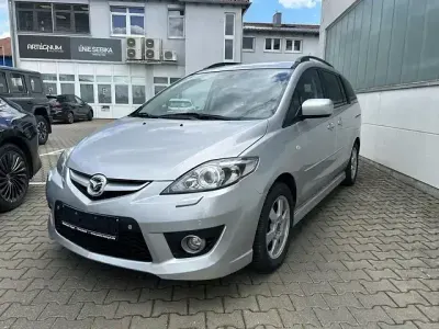 Gebraucht Mazda 5 Active Plus 146 PS (107 kW) 2009 Silber Van / Kleinbus