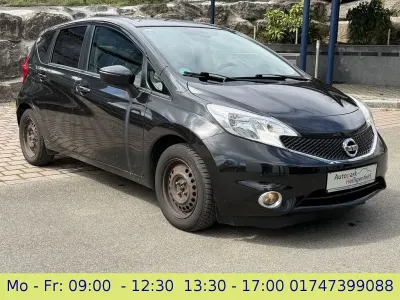 Gebraucht Nissan Note Acenta+ 90 PS (66 kW) 2016 Schwarz Kleinwagen
