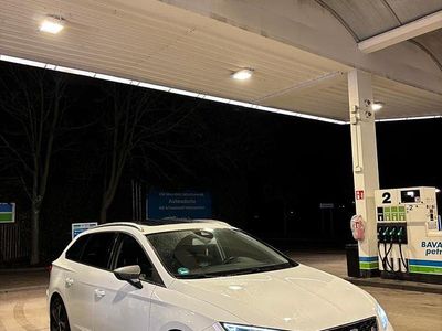 Usata Seat Leon FR 184 CV (135 kW) 2014 Bianco Station wagon