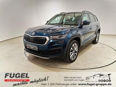 Lavablau metallic Gebraucht 2021 Skoda Kodiaq Clever SUV | 25.995 € (Fairer Preis)