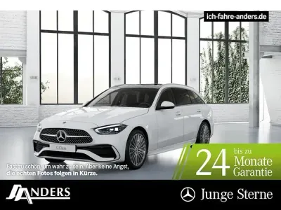 Gebraucht Mercedes C300 AMG 265 PS (194 kW) 2023 Weiß unilack polarweiß Limousine
