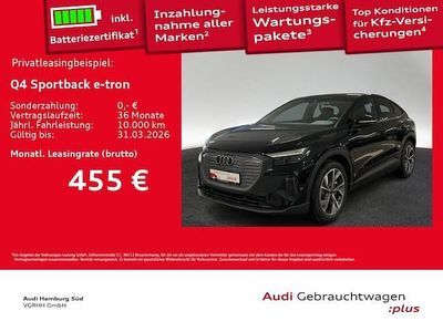 Gebraucht Audi Q4 Sportback e-tron S-Line 210 kW (286 PS) 2025 Schwarz SUV