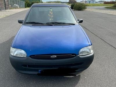 Gebraucht Ford Escort Cabriolet 88 PS (64 kW) 1996 Blau Cabrio
