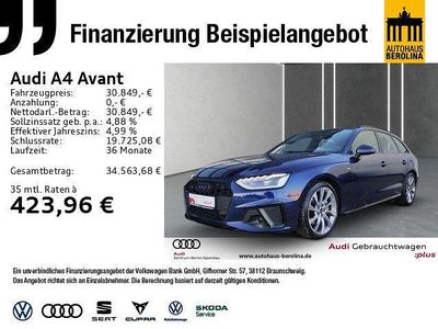 Navarrablau metallic Gebraucht 2022 Audi A4 S-Line Kombi | 30.849 € (Fairer Preis)