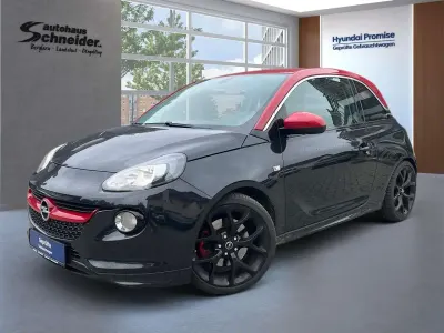 Gebraucht Opel Adam S 150 PS (110 kW) 2016 Graphitschwarz/rot Kleinwagen