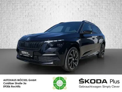 Gebraucht Skoda Kamiq Monte Carlo 150 PS (110 kW) 2022 Schwarzmagic perleffekt SUV