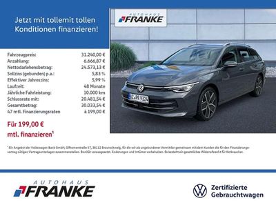 Gebraucht VW Golf VIII Style 150 PS (110 kW) 2024 Grau Kombi