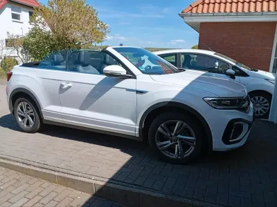 Gebraucht VW T-Roc Cabriolet 150 PS (110 kW) 2023 Weiß Cabrio