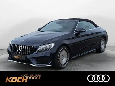 Gebraucht Mercedes C250 AMG line 211 PS (155 kW) 2017 Cavansitblau  metalliclack Cabrio