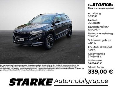 Nuova Skoda Karoq SportLine 150 CV (110 kW) 2025 Nero SUV