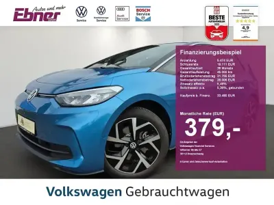 Gebraucht VW ID.3 Pro 150 kW (204 PS) 2024 Costa azul metallic/schwarz Kleinwagen
