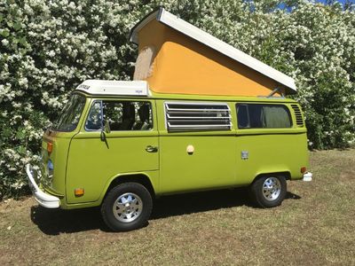 gebraucht VW T2 Grün Schaltgetriebe 69 HP