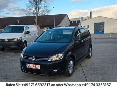 Gebraucht VW Touran Comfortline 105 PS (77 kW) 2011 Schwarz Van / Kleinbus