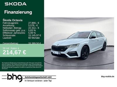 Usata Skoda Octavia RS 200 CV (147 kW) 2022 Bianco Station wagon