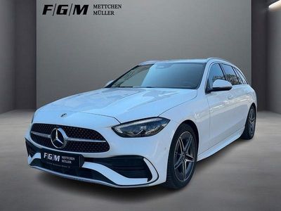 Gebraucht Mercedes C180 AMG line 170 PS (125 kW) 2022 Unilack polarweiß Kombi