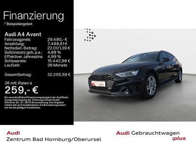 Gebraucht Audi A4 Competition 163 PS (119 kW) 2022 Mythosschwarz metallic Kombi
