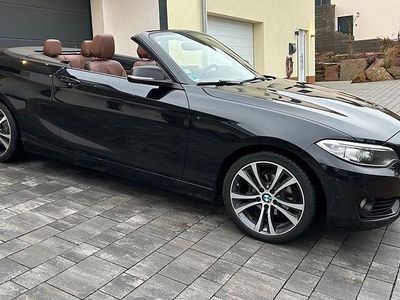 Schwarz Gebraucht 2016 BMW 218 Advantage Cabrio | 16.490 € (Fairer Preis)
